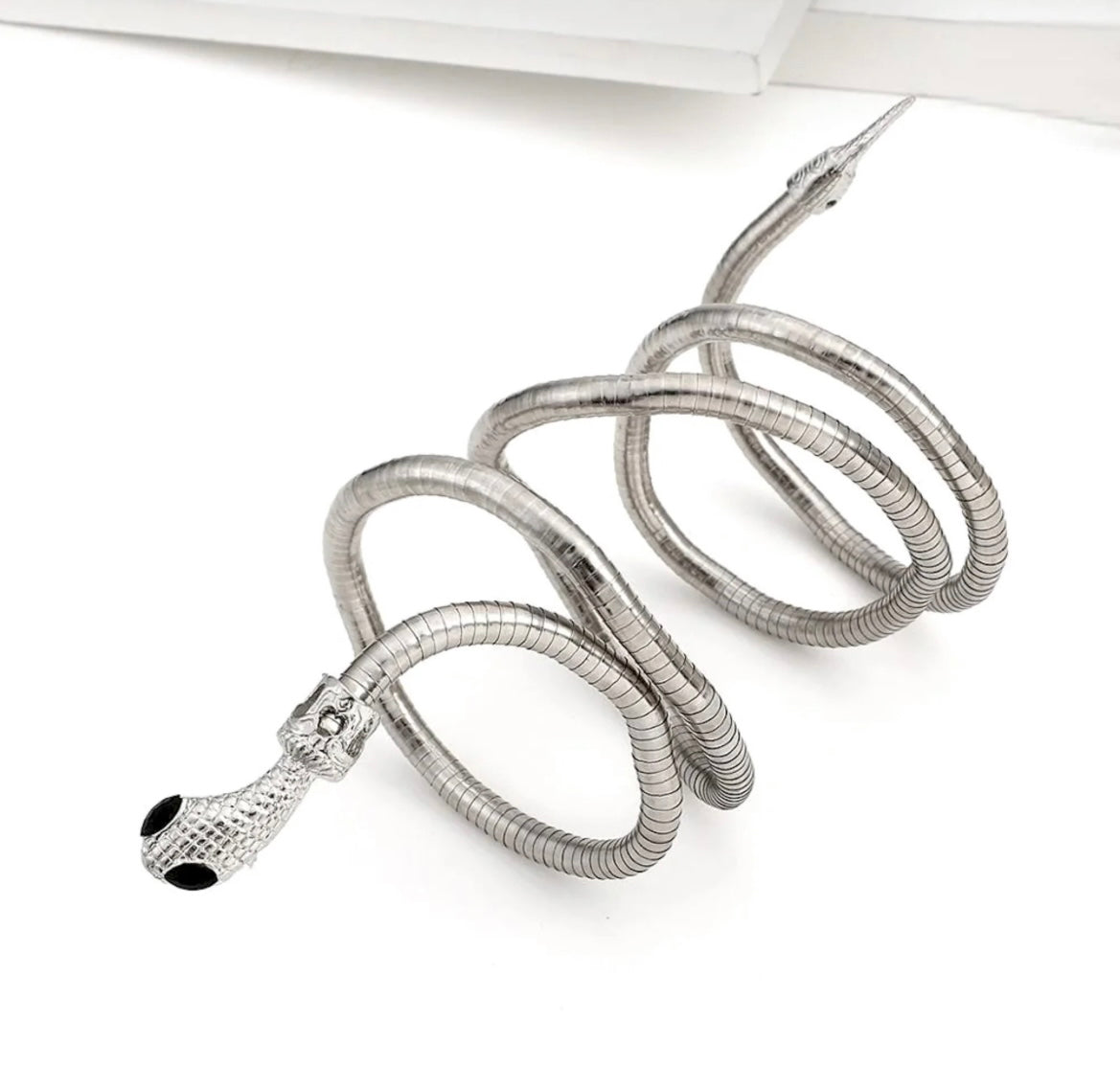 Luxe Serpent Wrap Jewellery in Silver - Idaya Luxe