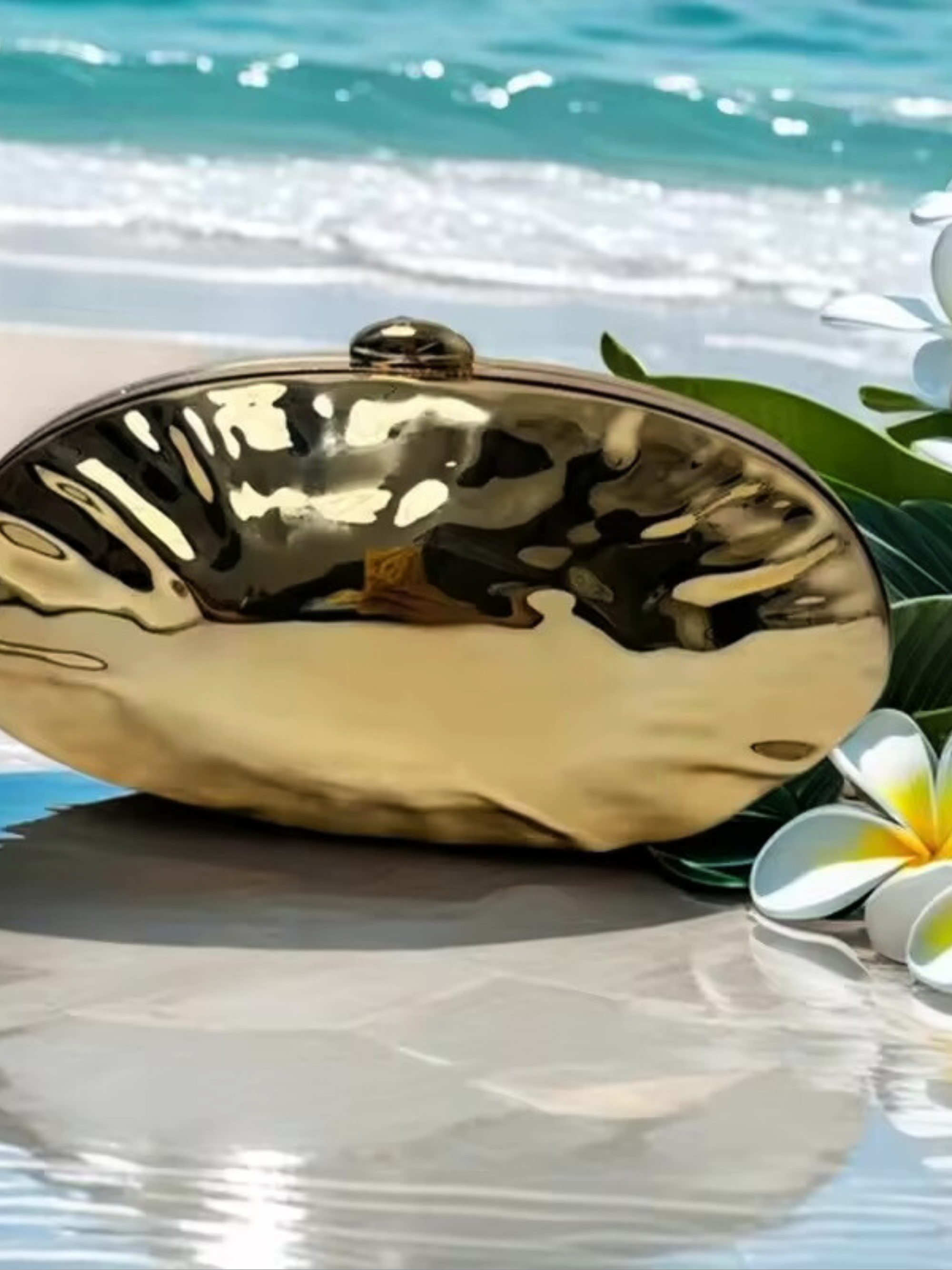 Sienna Clutch in Golden - Idaya Luxe