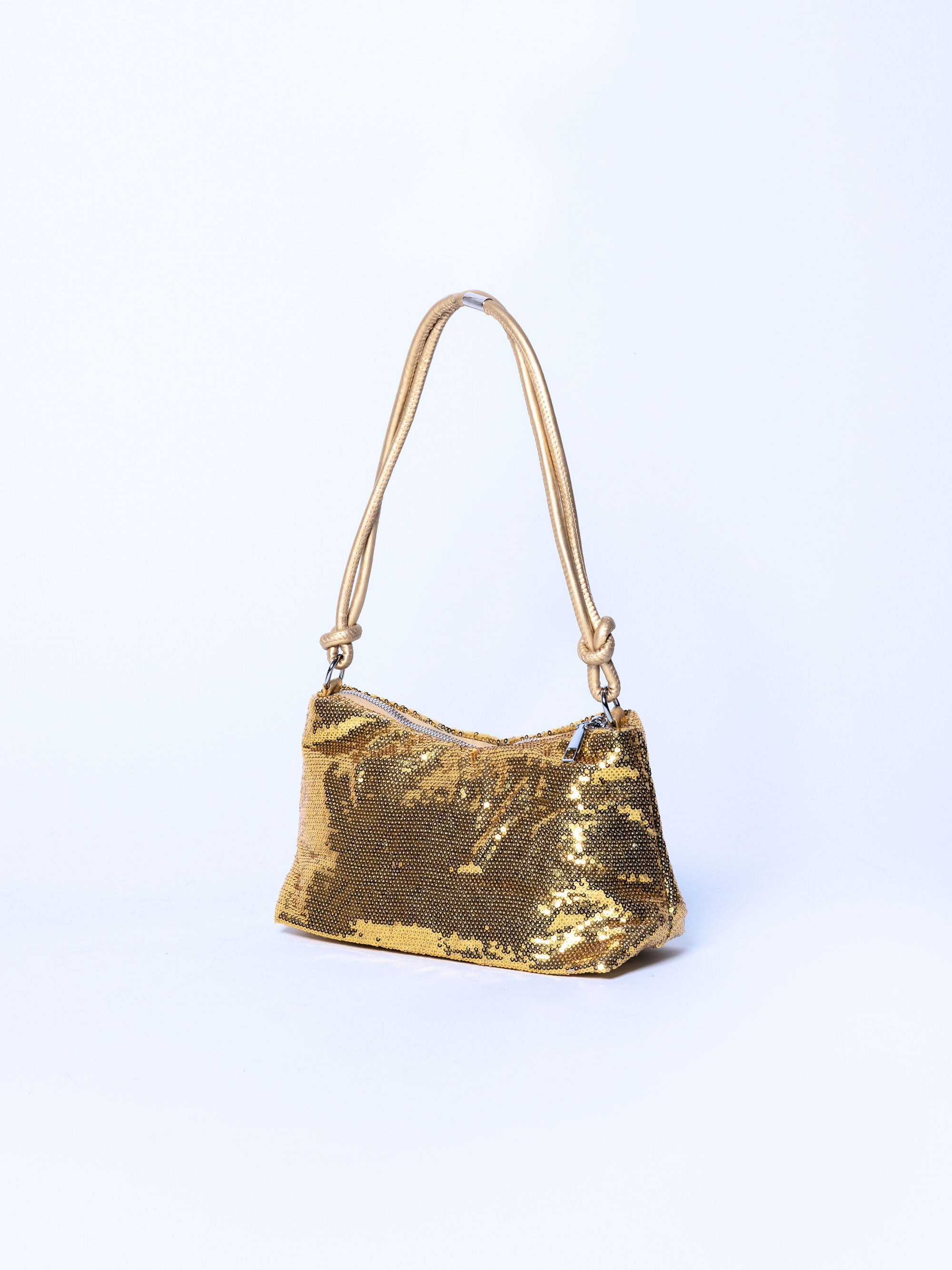 Aurora Sequins Bag in Golden