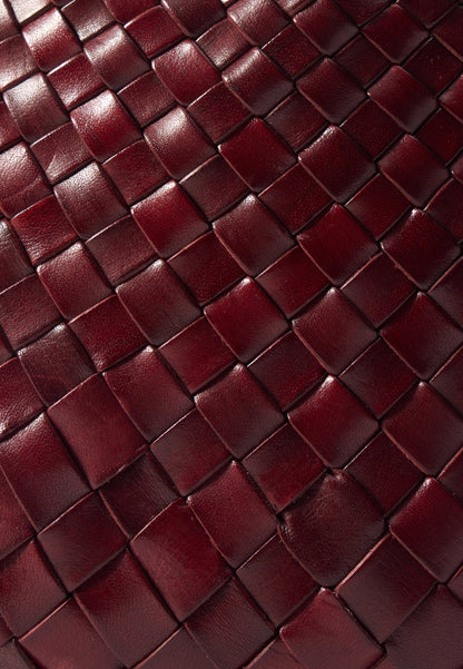 Jada Handcrafted Bag in Deep Burgundy
