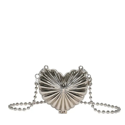 Amour Clutch in Silver - Idaya Luxe