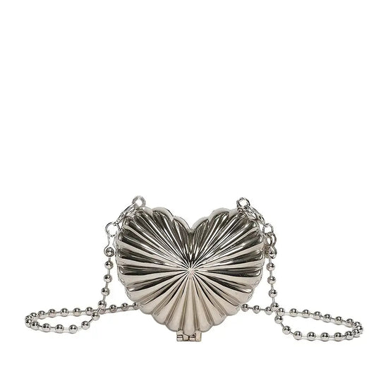 Amour Clutch in Silver - Idaya Luxe