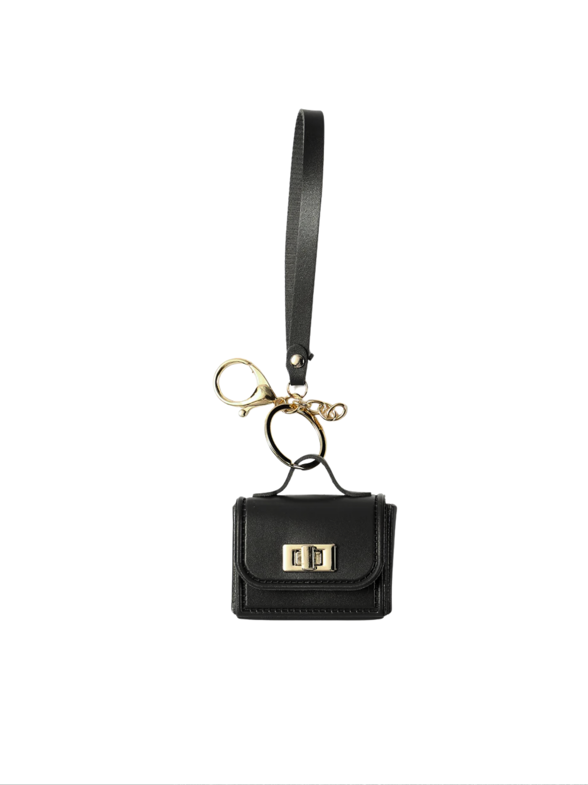 Micro Bag Charm in Black