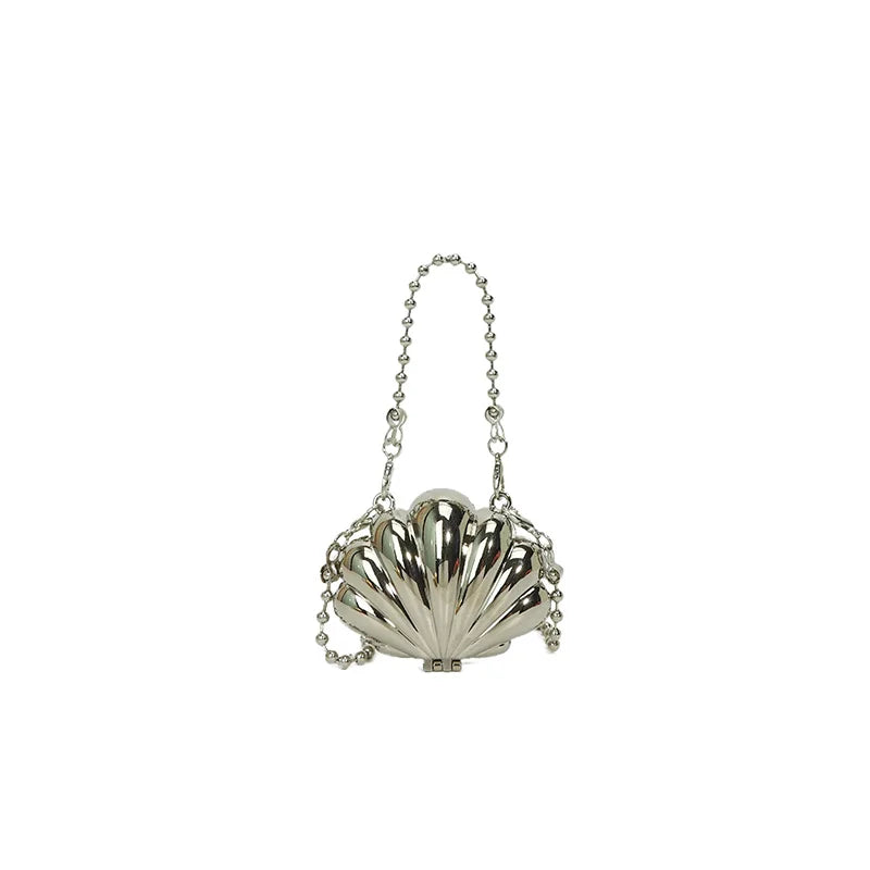 Juno Clutch in Silver