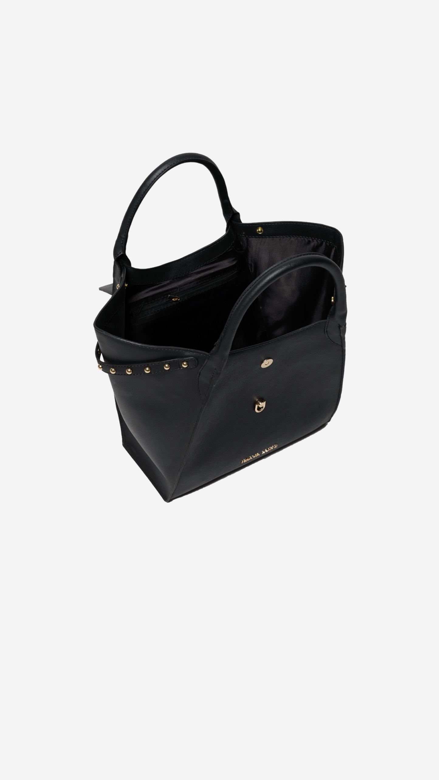 Jada Studded Bag in Black - Idaya Luxe