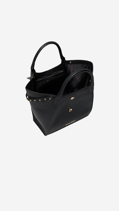 Jada Studded Bag in Black - Idaya Luxe