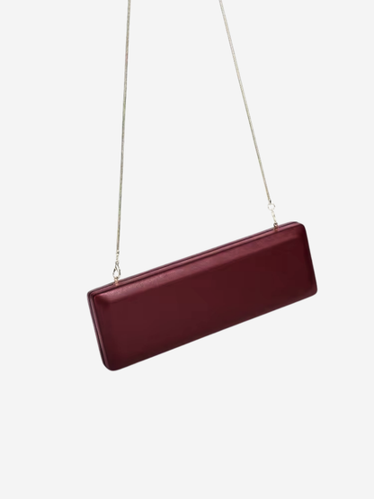 Kayra Clutch in Deep Burgundy