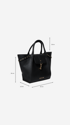 Jada Studded Bag in Black