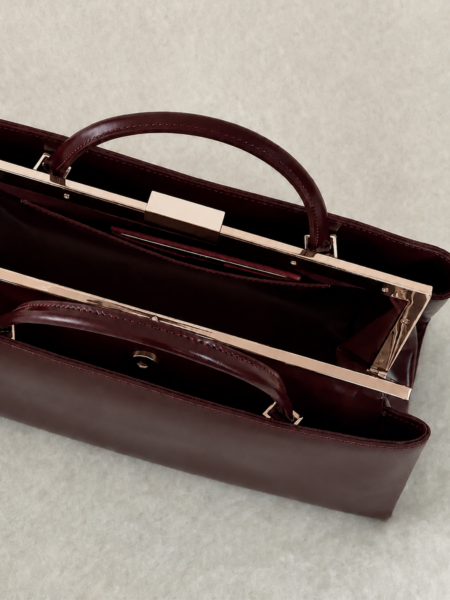 Ella 3 in 1 Bag in Deep Burgundy