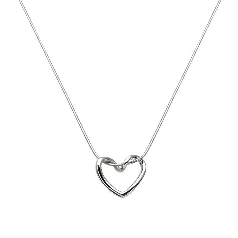 Amour Necklace in Silver - Idaya Luxe