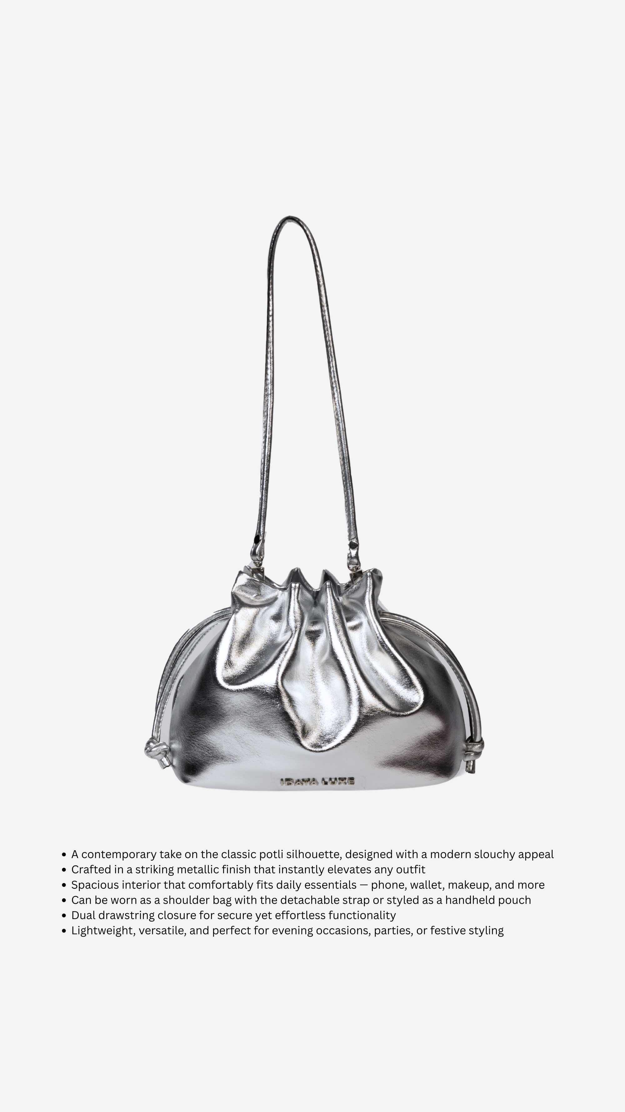 Nyx Bag in Silver
