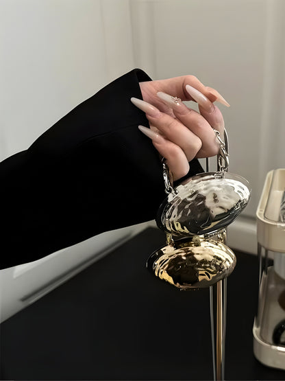 Micro Nysa Clutch in Golden