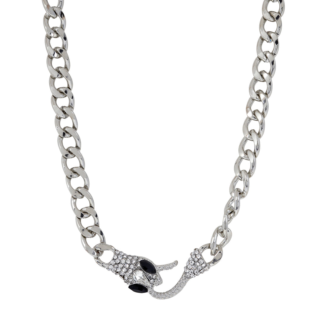 Luxe Serpant Chain in Silver - Idaya Luxe