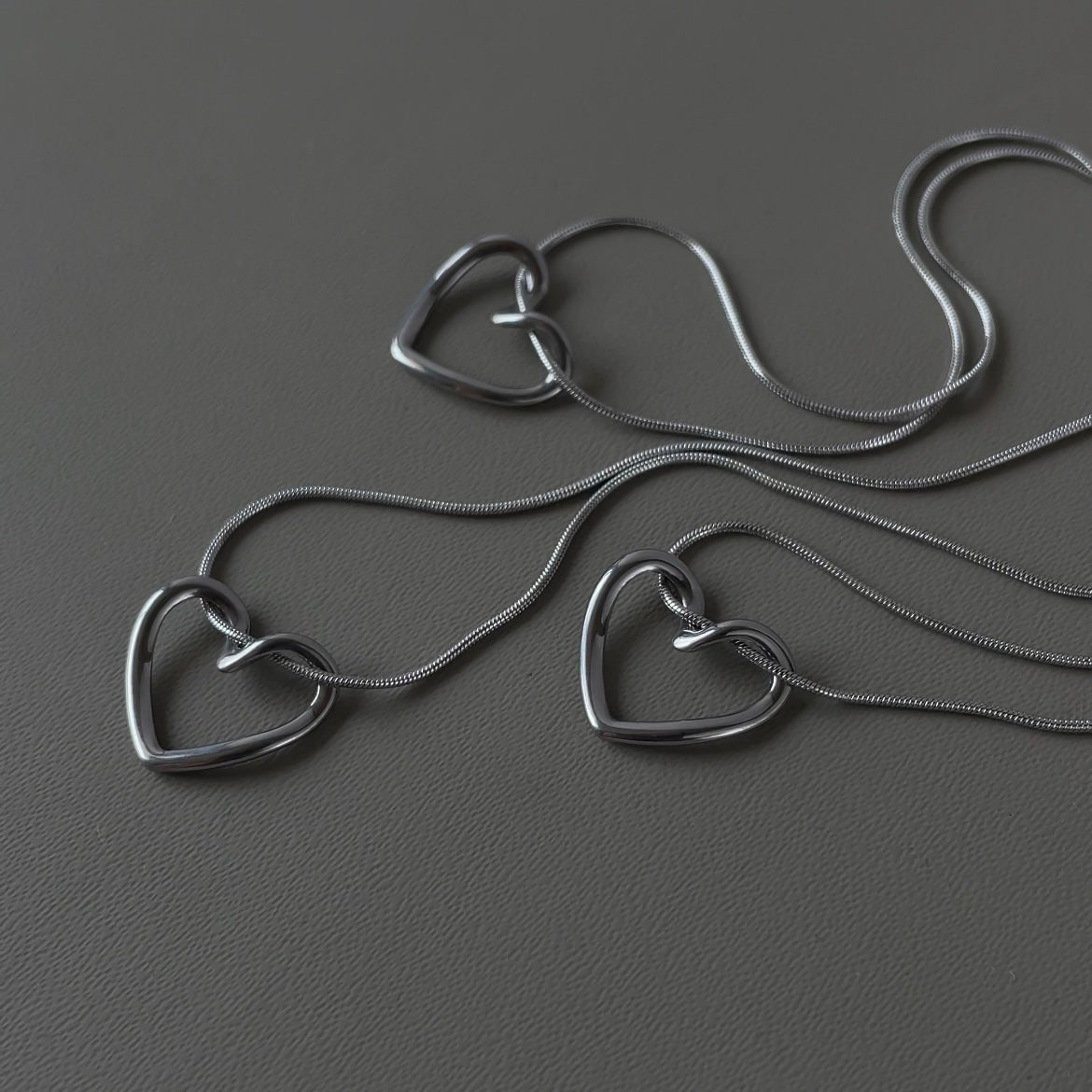 Amour Necklace in Silver - Idaya Luxe