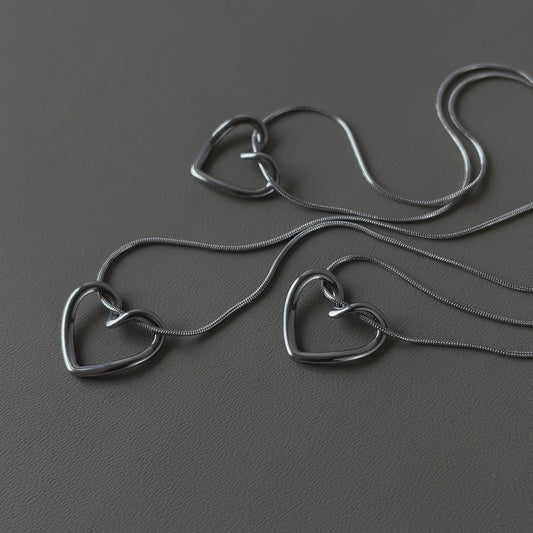 Amour Necklace in Silver - Idaya Luxe