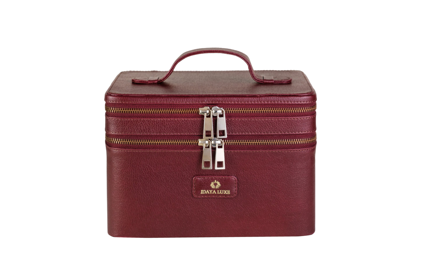 Luna Vanity Case in Cherry Red