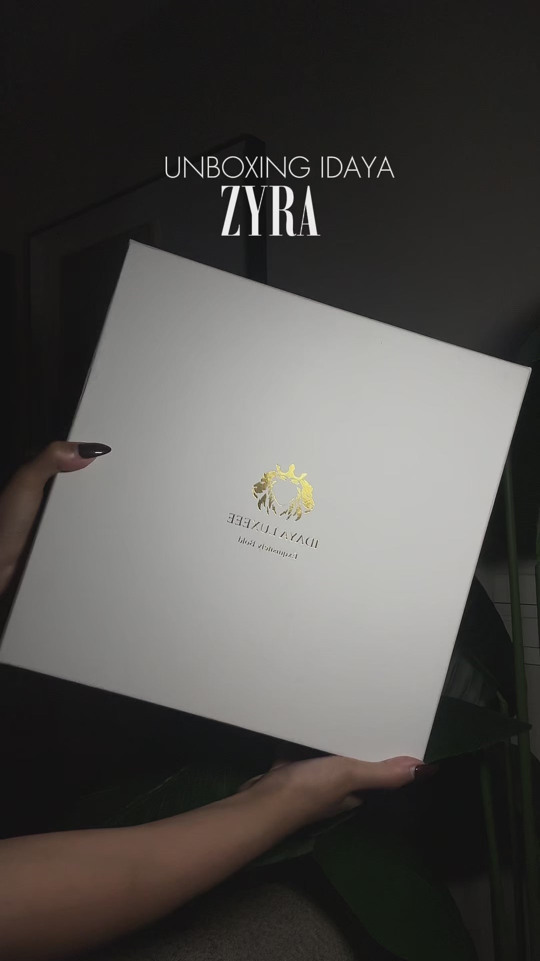 Zyra Clutch Bag in Golden